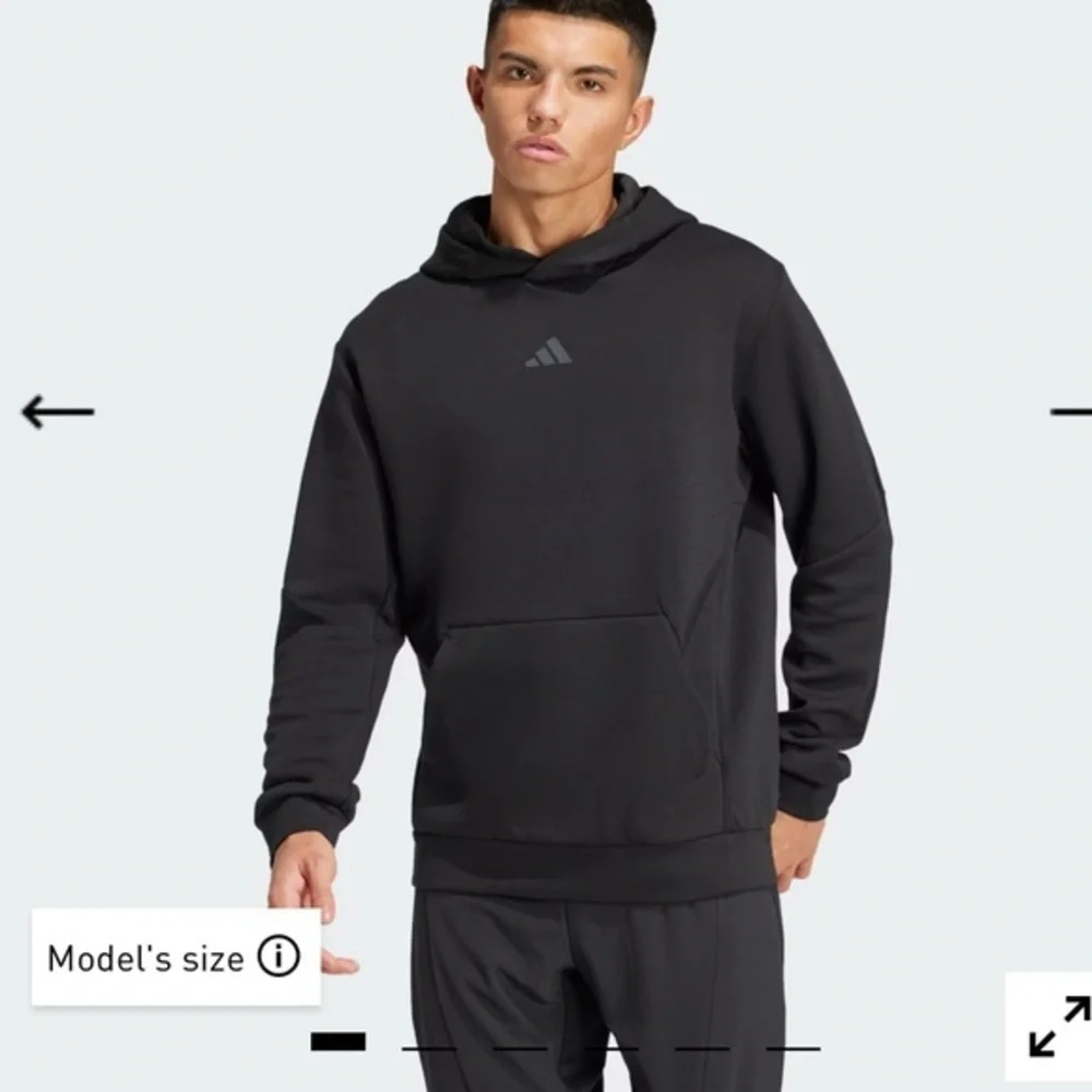 Adidas Black D4T Performance Hoodie